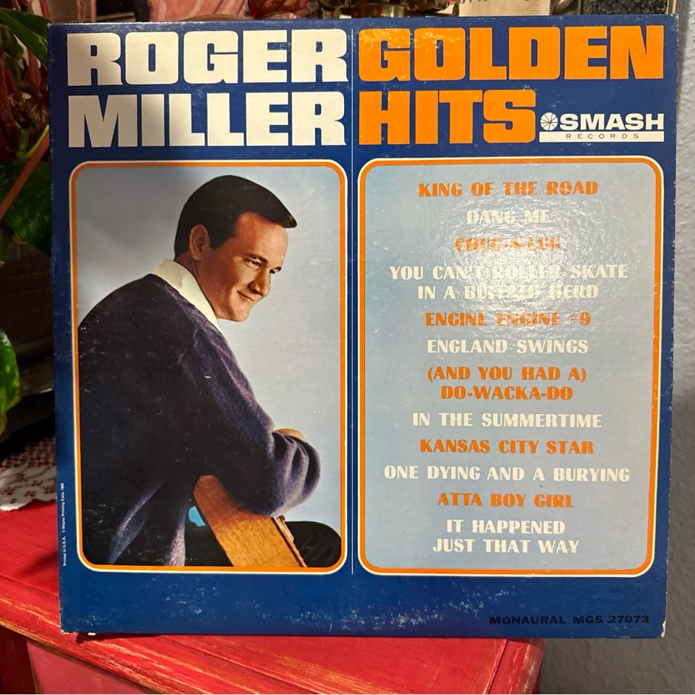 Roger Miller Golden Hits 33RPM 12" Vintage Vinyl LP 1965 VG MGS-27073